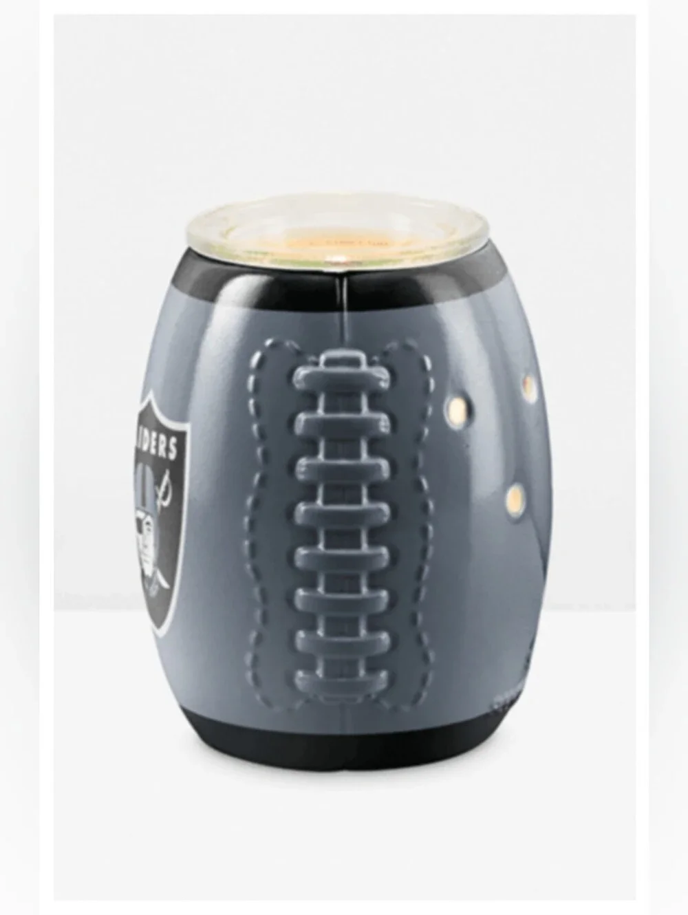 NFL Collection 🏈 Las Vegas Raiders 🏈 Scentsy Ceramic 'Wax/Oil Warmer' *NIB*